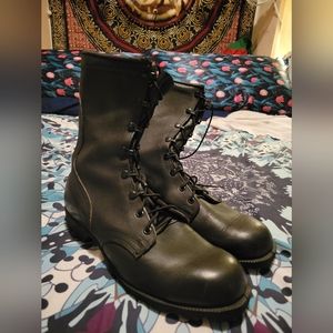 Black Combat Boots Size 9.5R